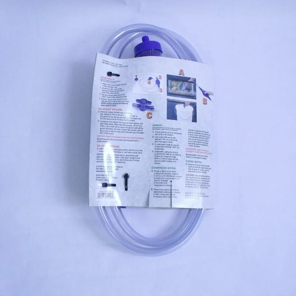 Lee's Ultra Gravel Vac Vacuum Siphon Fish Tank